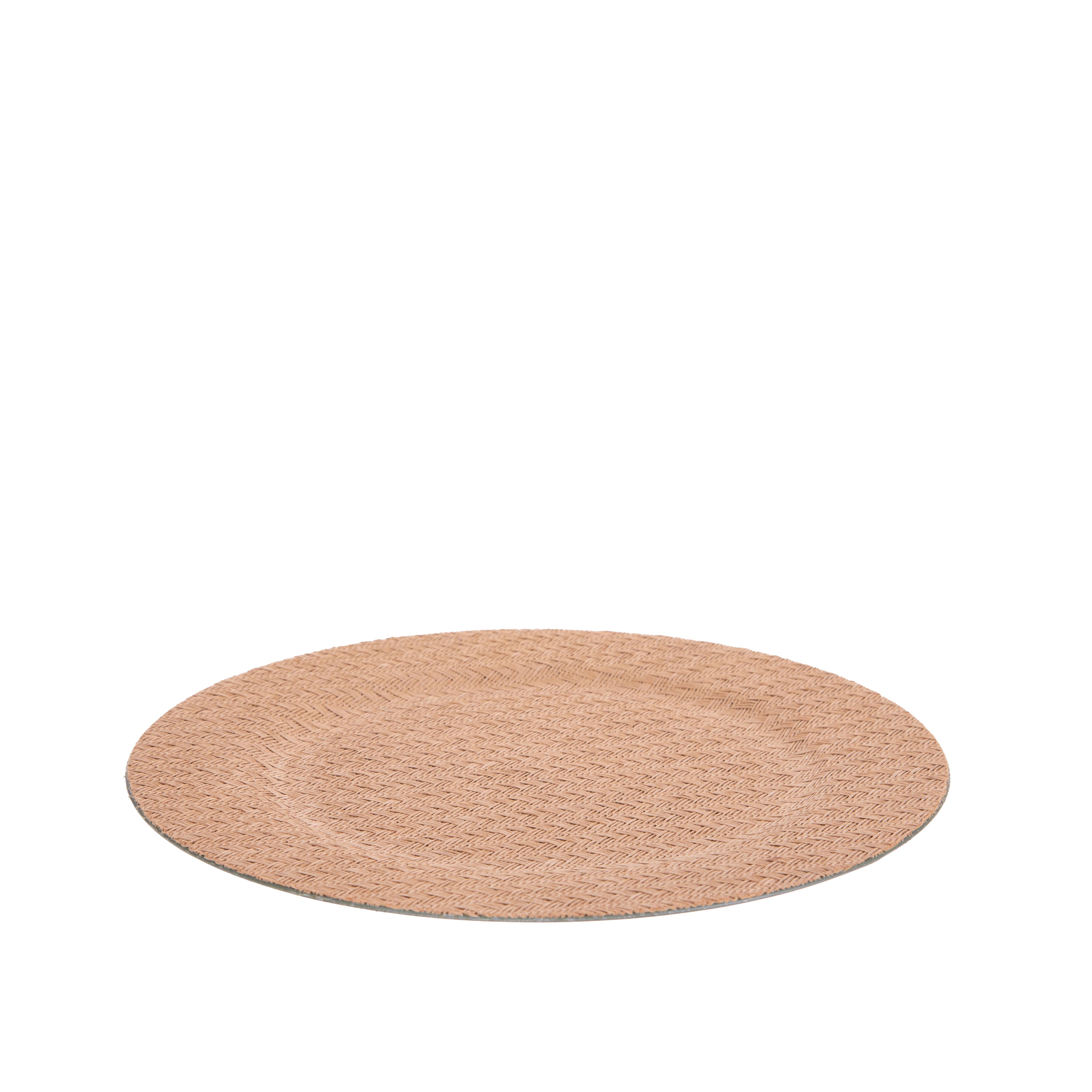 PIATTO 33 CM CORDA COUNTRY USODECORATIVO