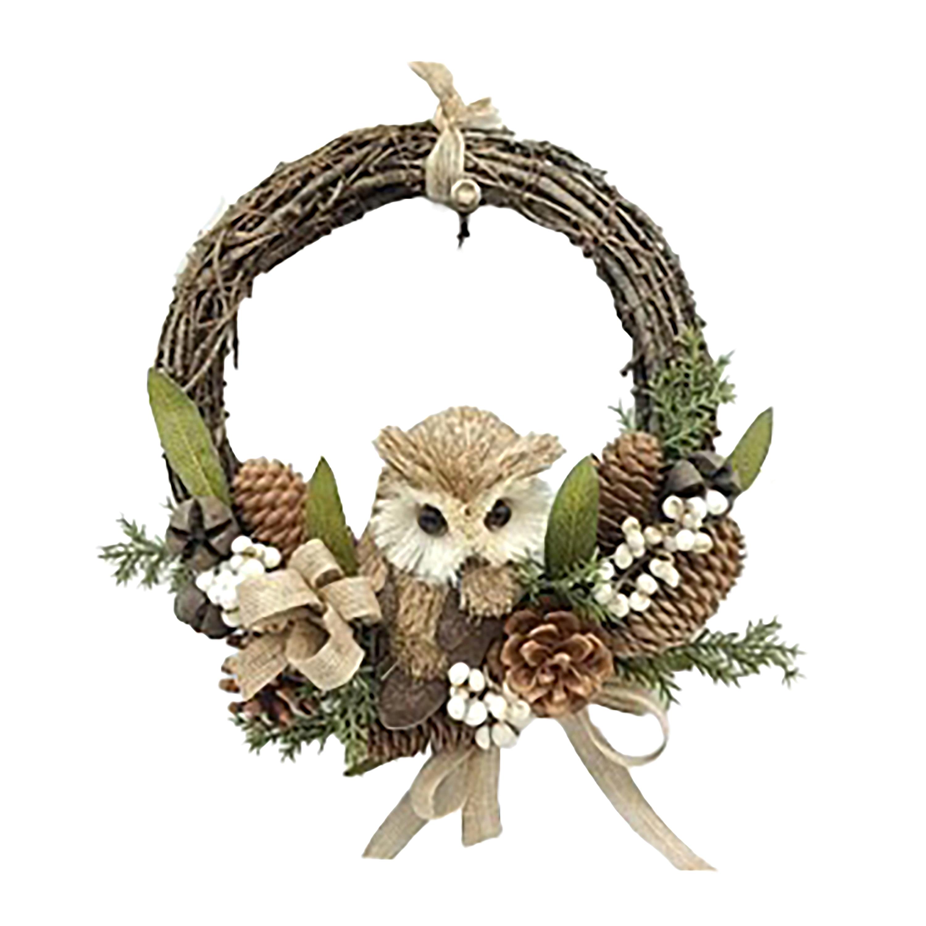 CORONA D.28 CM WILLOW C/GUFETTO