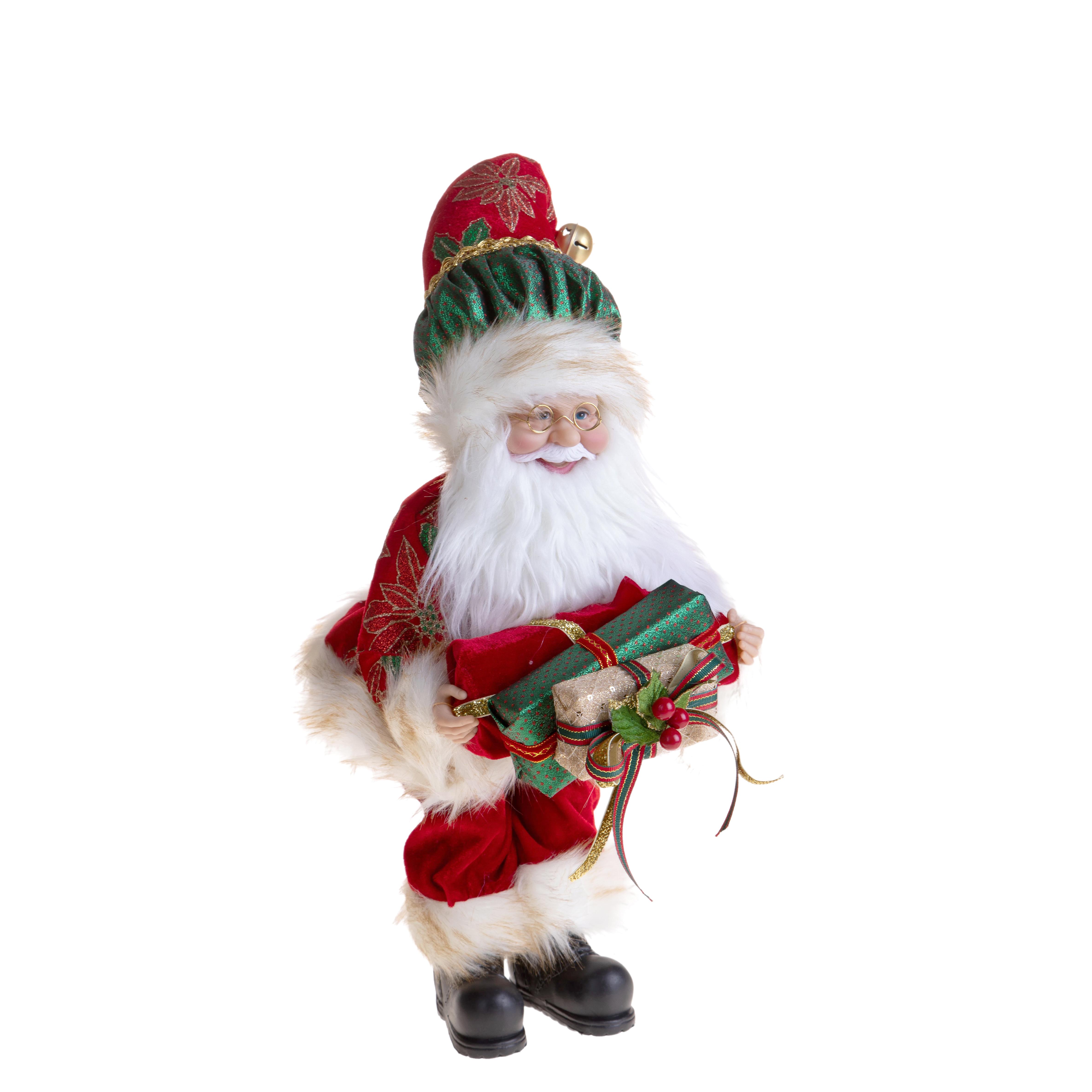 BABBO NATALE 45 CM ROCOCO' C/DONI