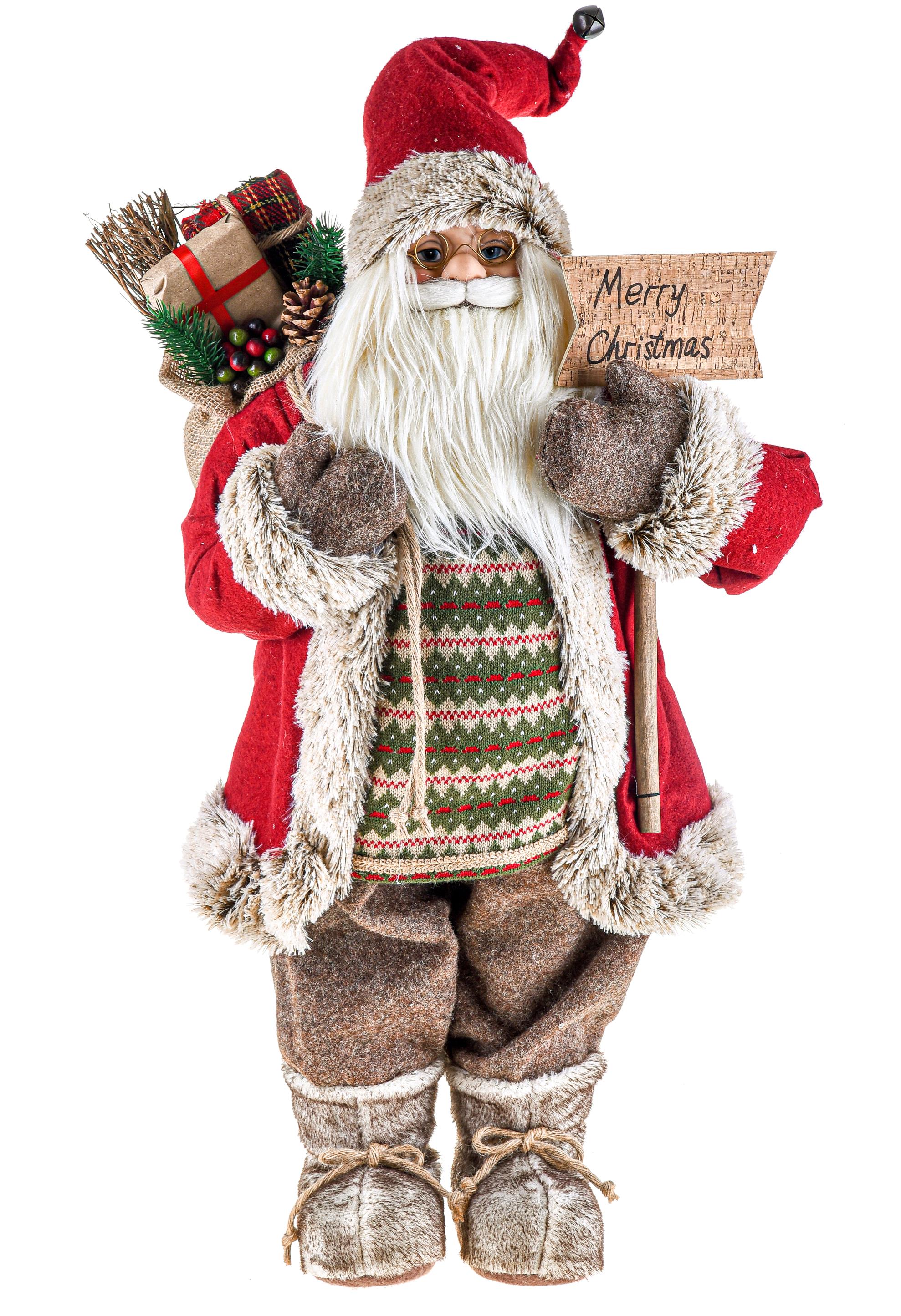 BABBO NAT.120 CM C/MERRY CHRISTAMA