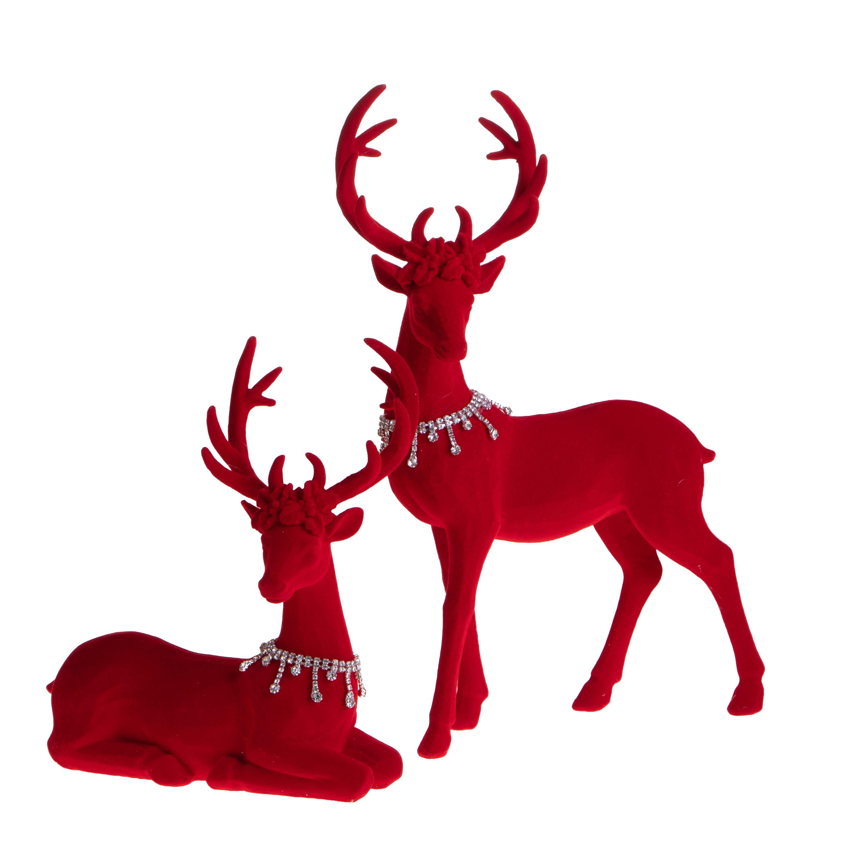 SET/2 RENNE 22XH.33 CM C/GIOIELLI