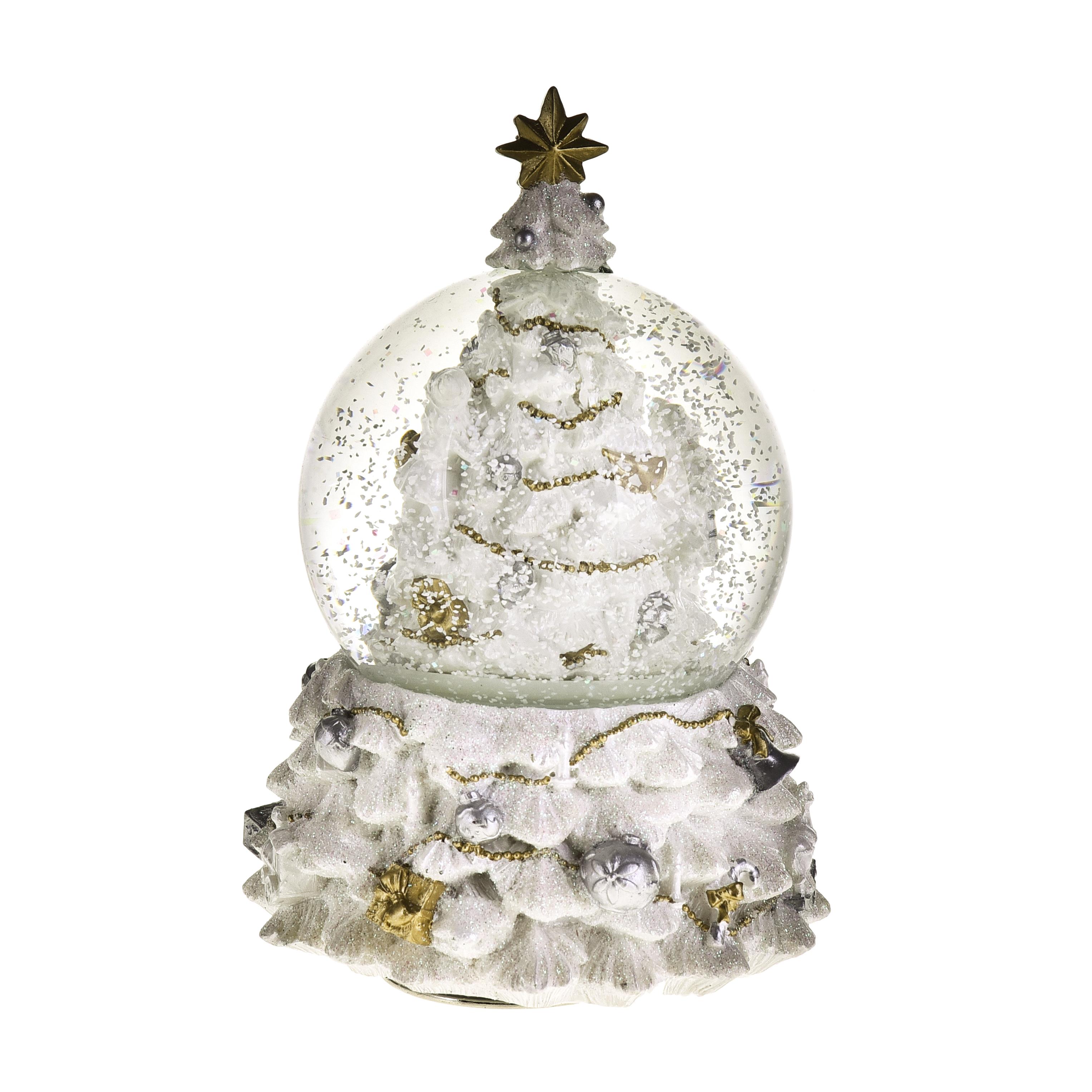 ARTICOLI NATALIZI, Soggetti,paesaggi e carillon in RESINA, CARILLON ALBERO NATALE C/SFERA 17 CM