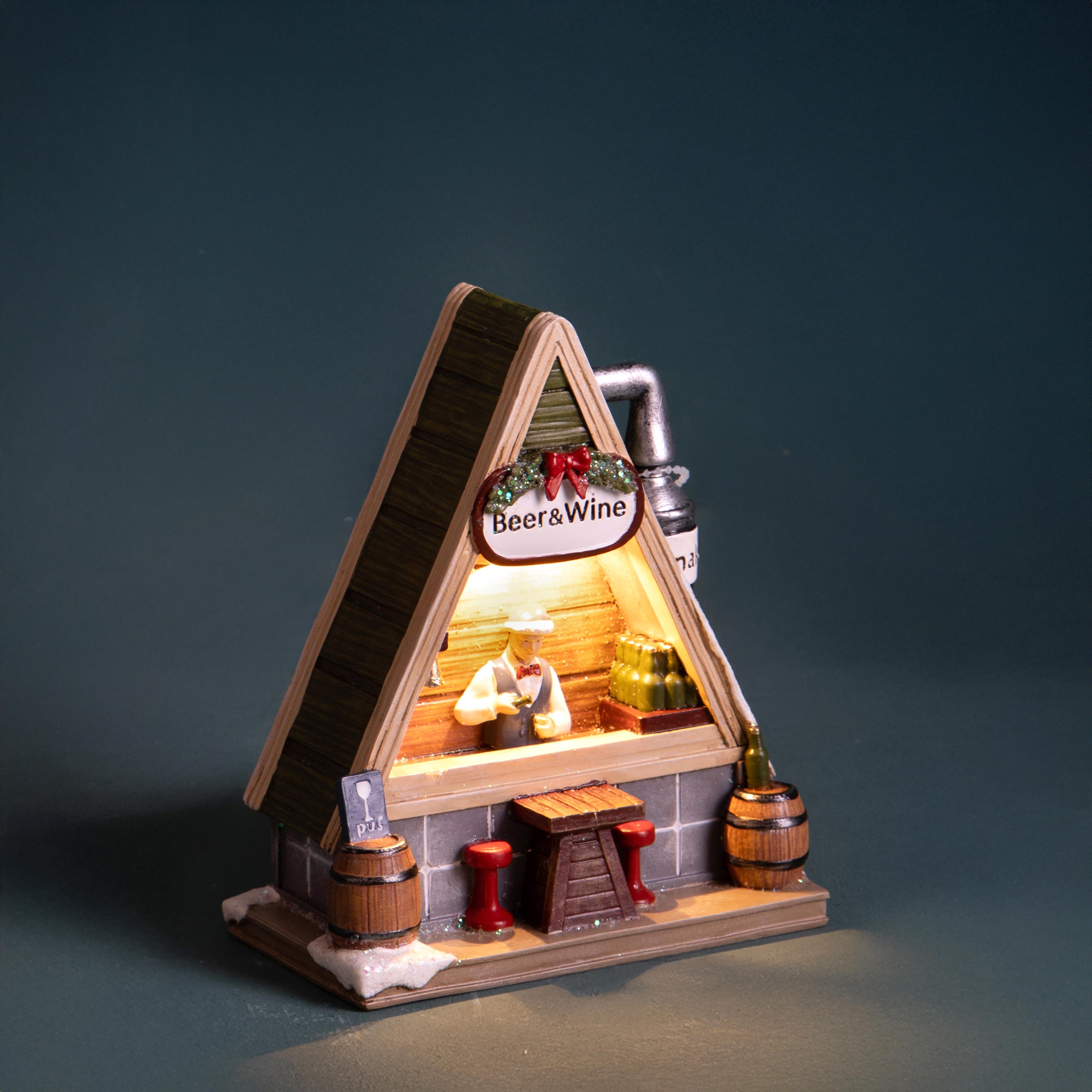 BIRRERIA 12XH14.3 CM C/LED NAT.