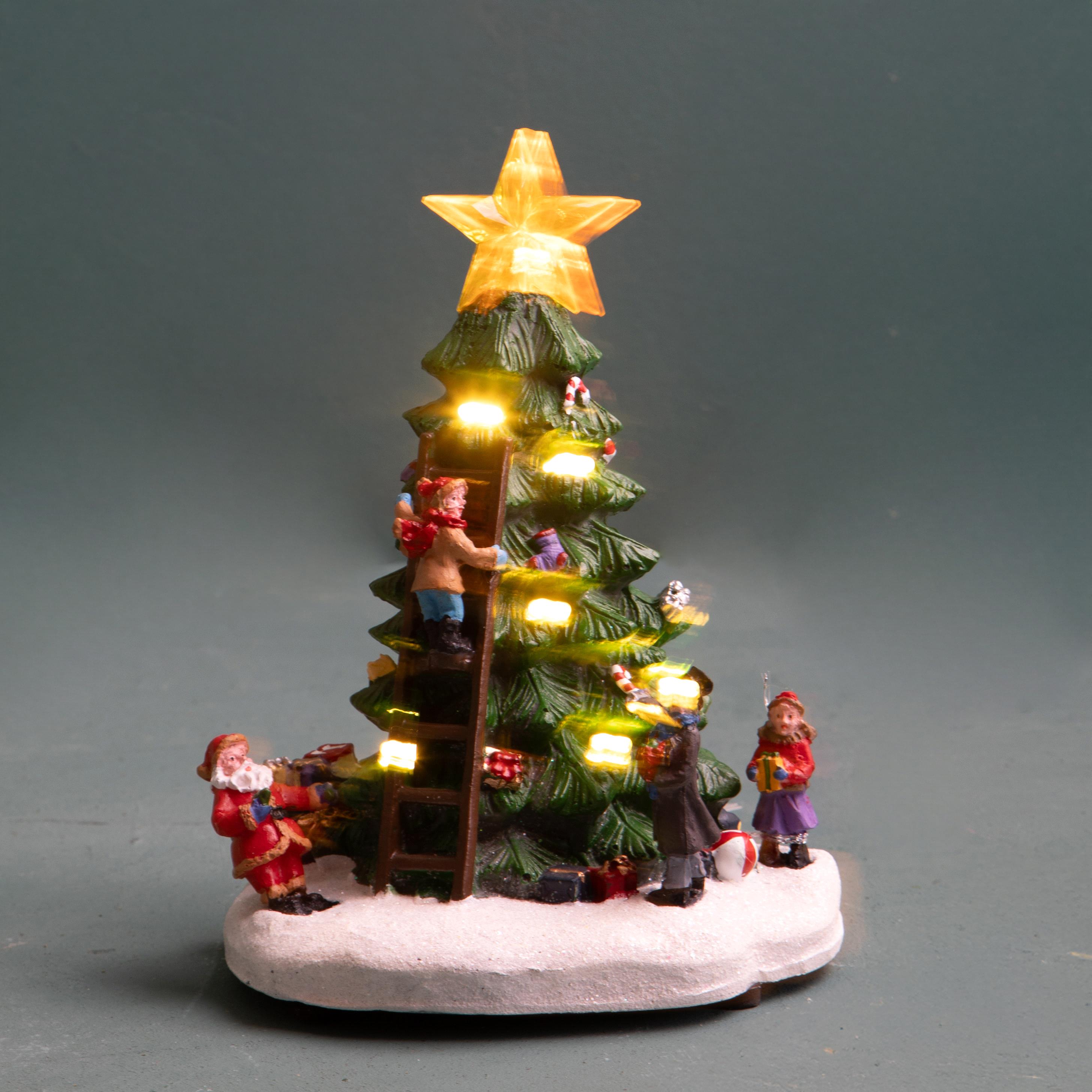 ALBERO NATALE 18 CM C/LUCI