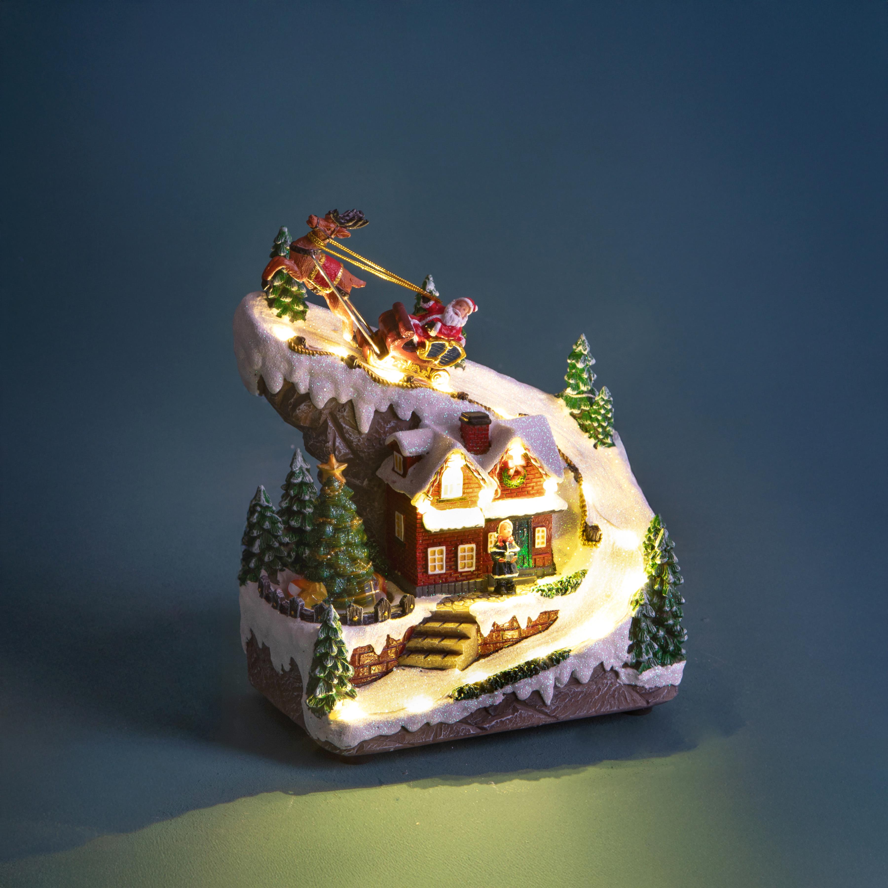 CASA 23.5 CM C/SLITTA MUS+LED+MOV.