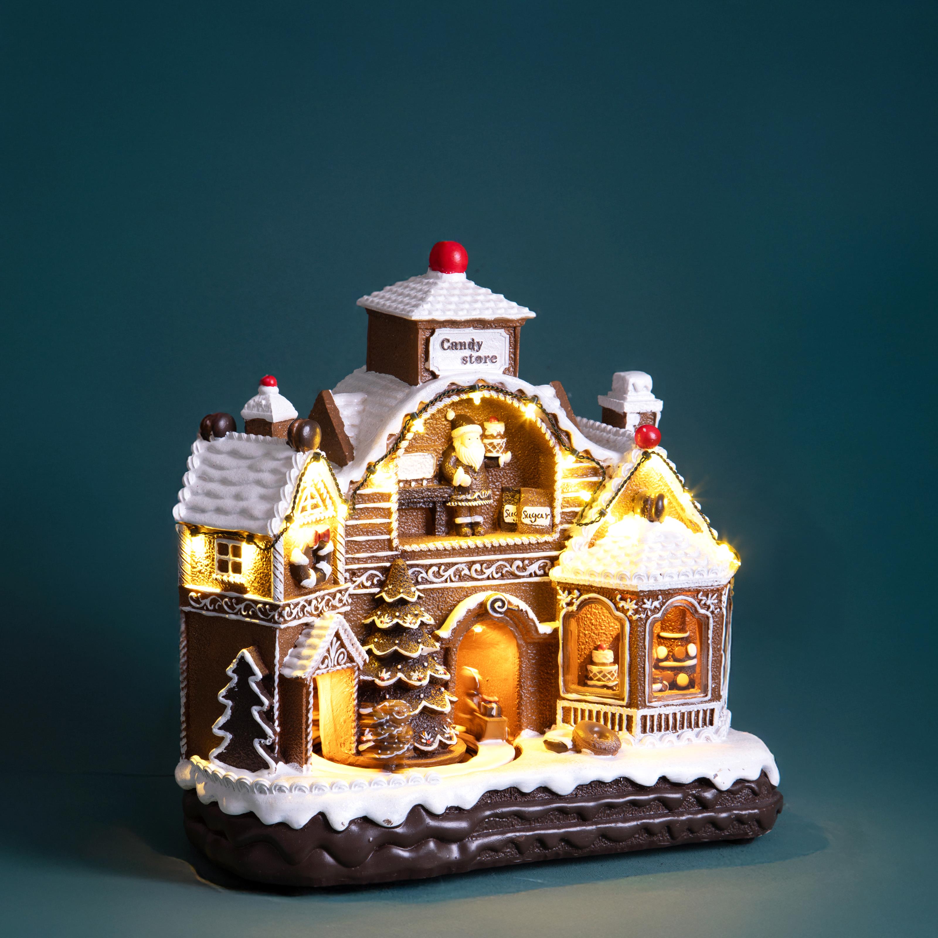 CASA MARZAPANE 33XH30 CM C/LED