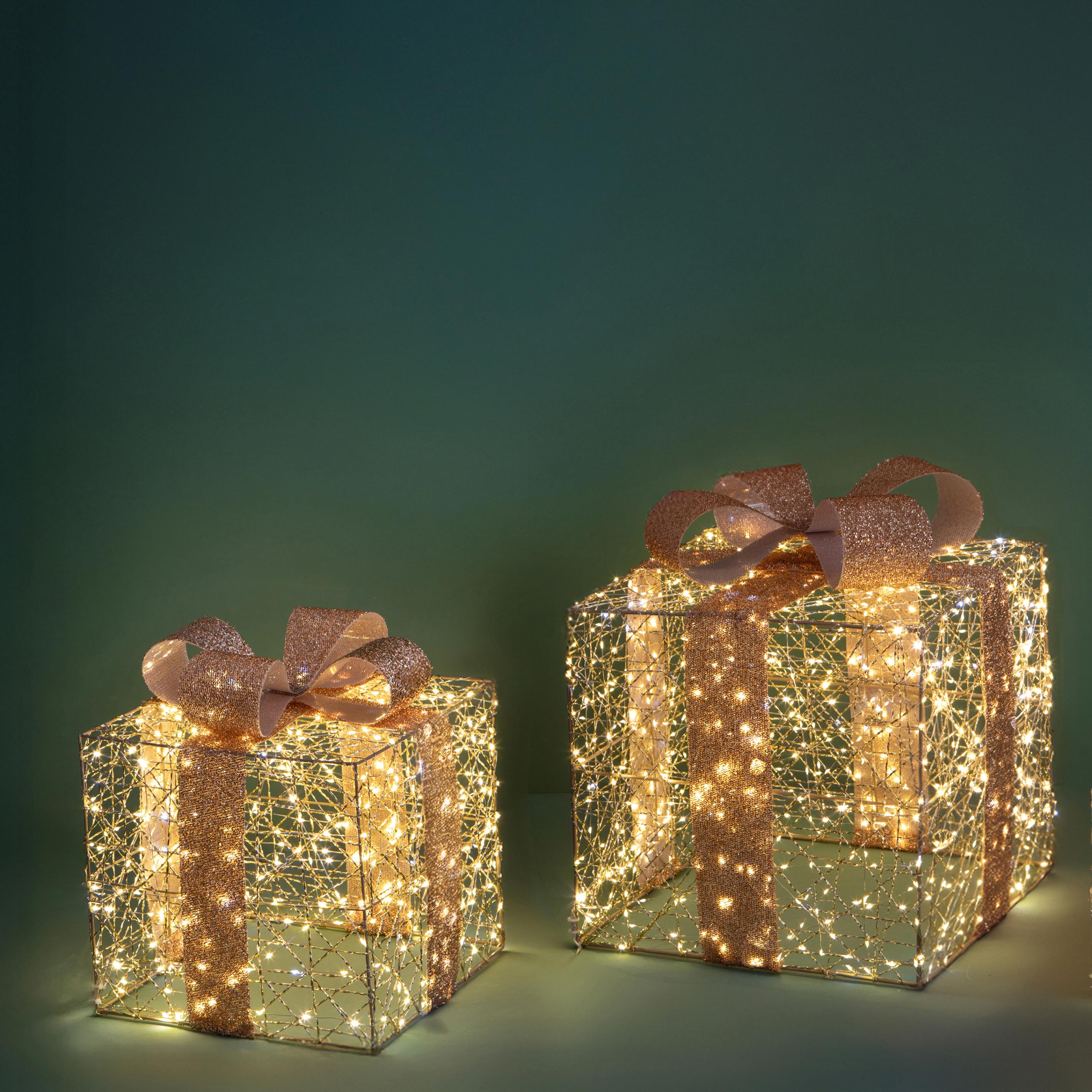 SET/2 40 CM C/720+400 LED PACCHI DONO