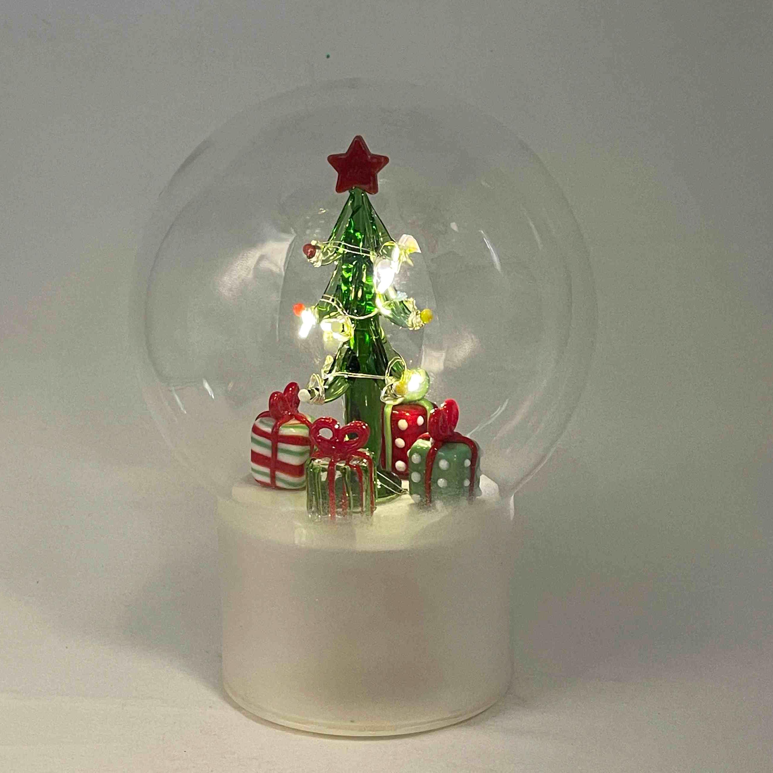 SFERA D.13 CM C/ALBERI 12 LED E MOV