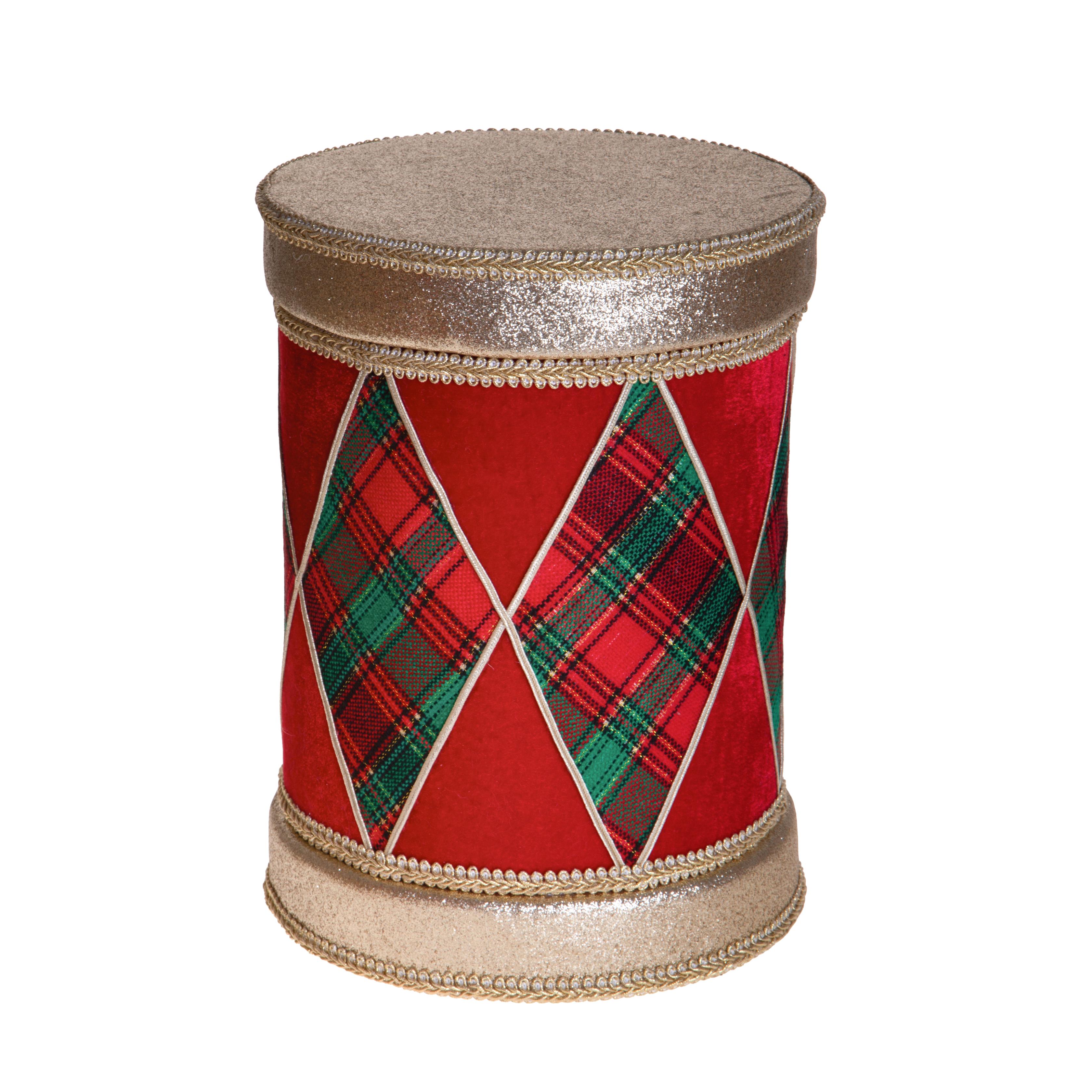 TAMBURO H.31 CM C/ROMBI