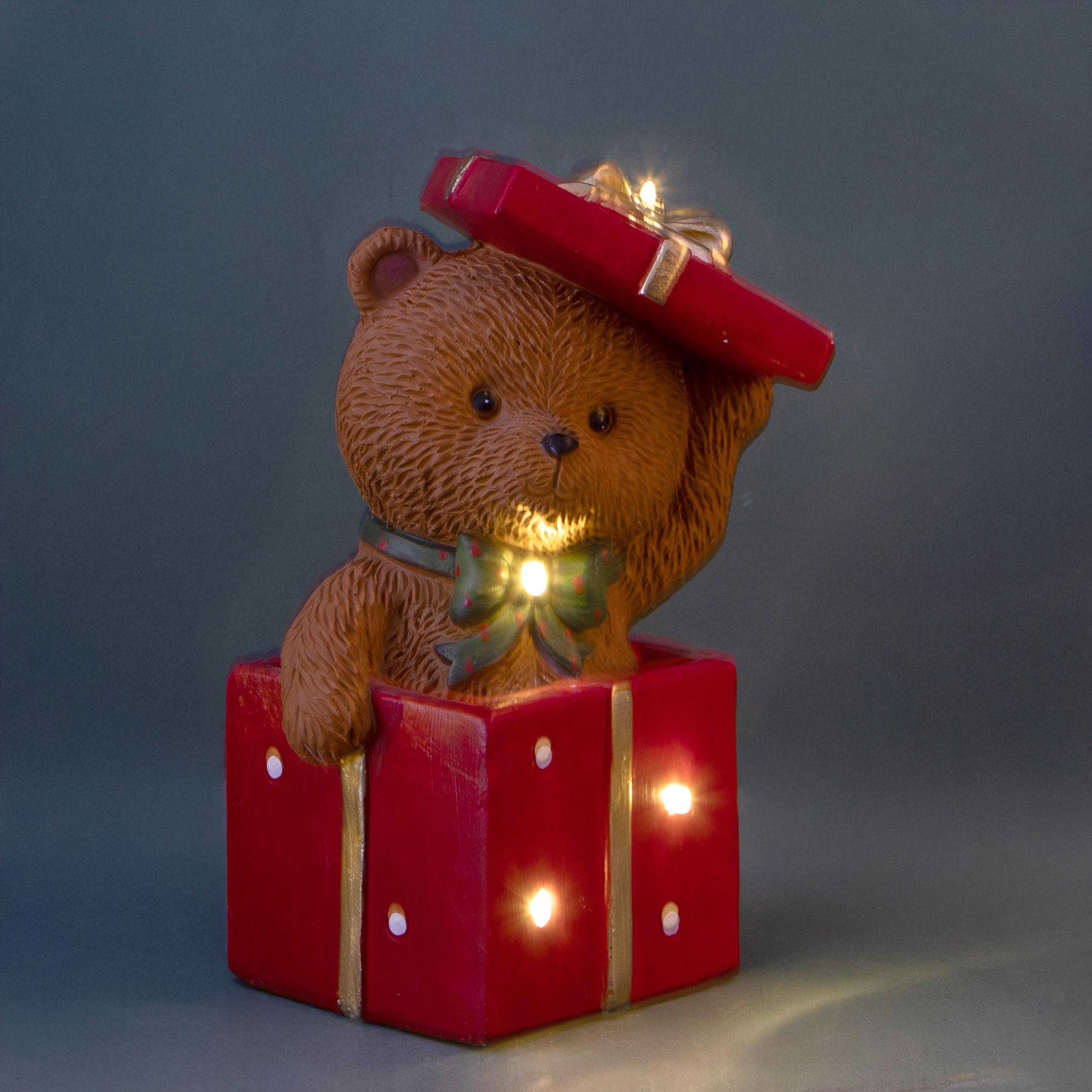 ORSETTO 31 CM DENTRO DONO C/LED