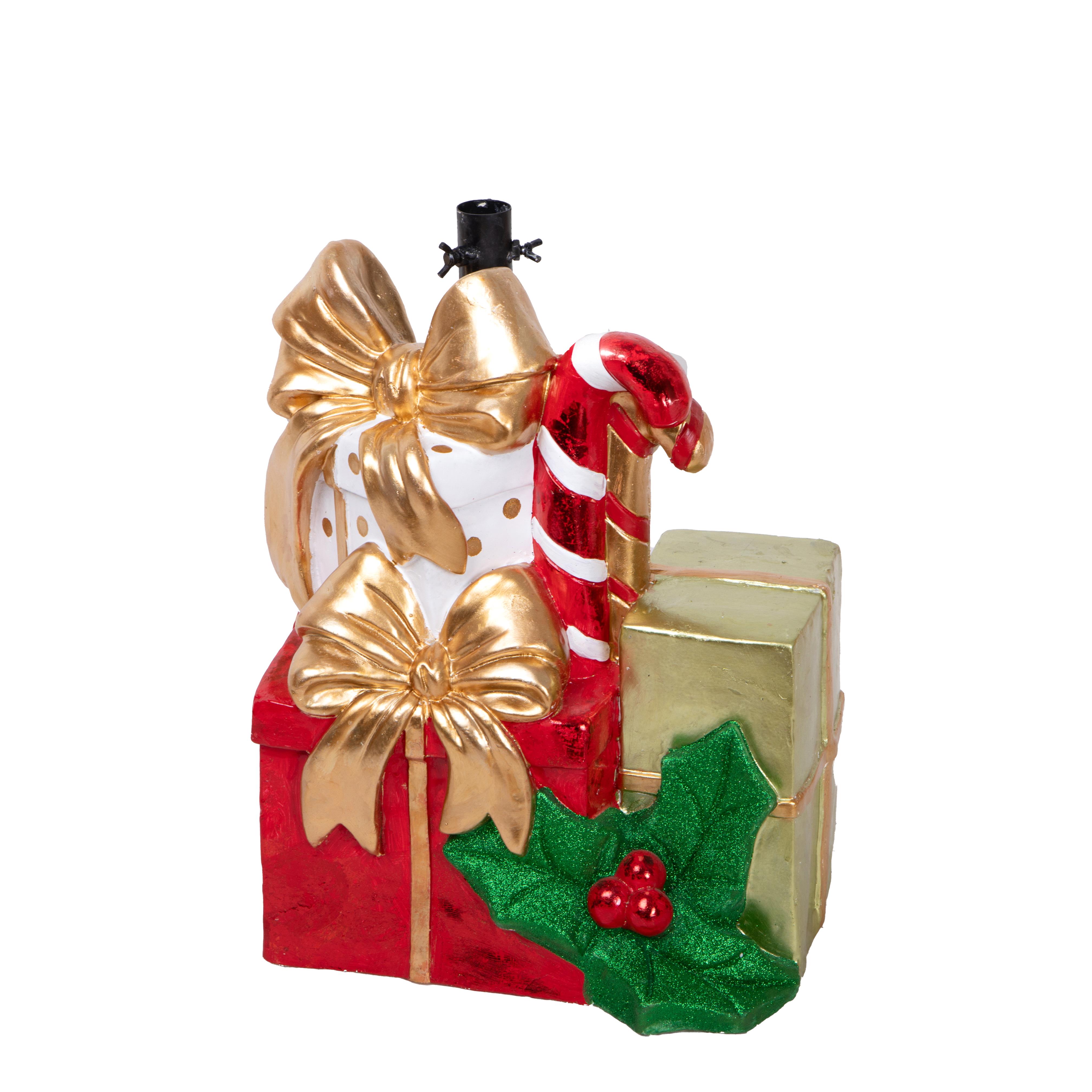 BASE ALBERO H.52,5 C/PACCO E AGRIFOGLIO