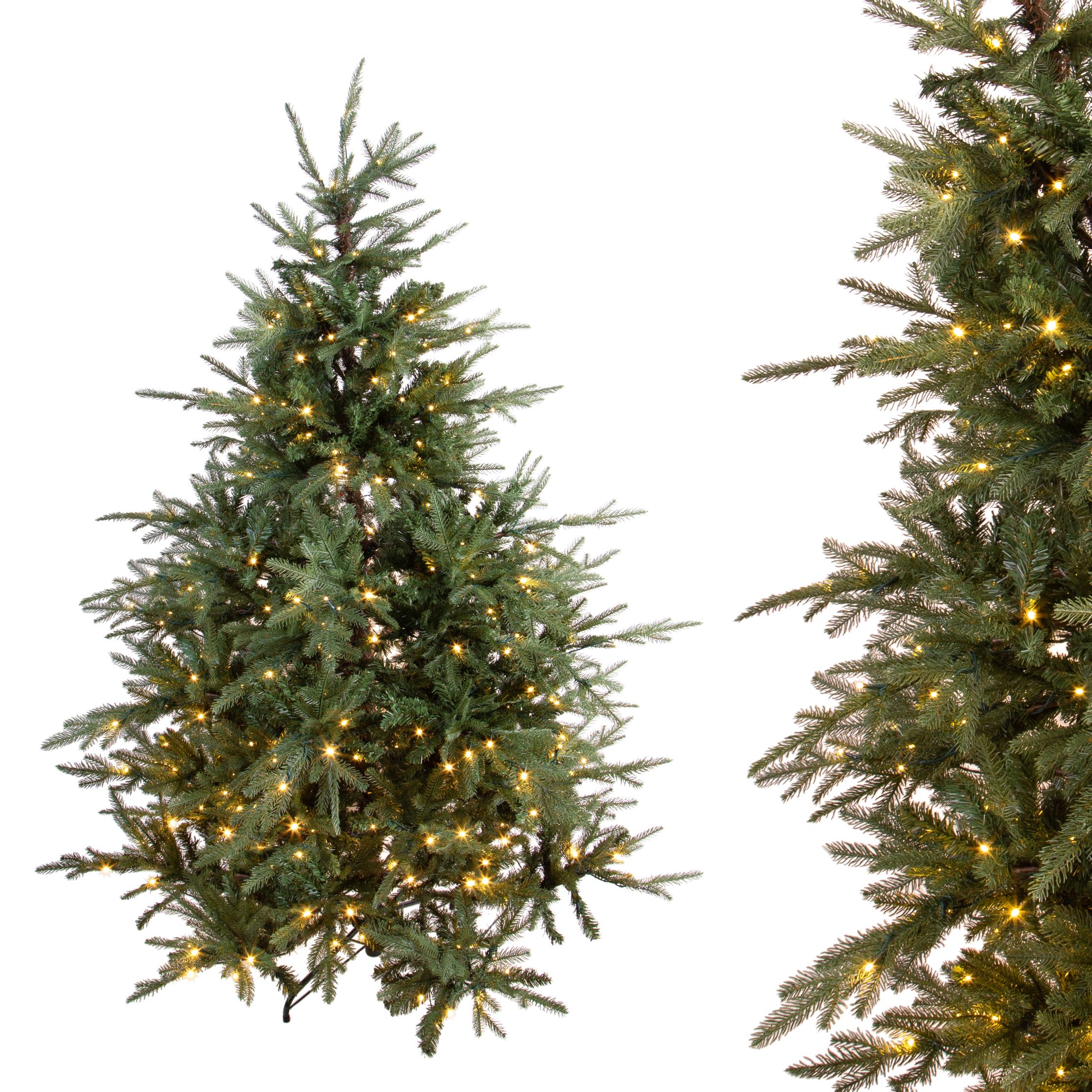 CHRISTMAS ITEMS, TREES OVER 110 CM with anw/out lights, 305 GR. SASSO LED 6597/T C/950