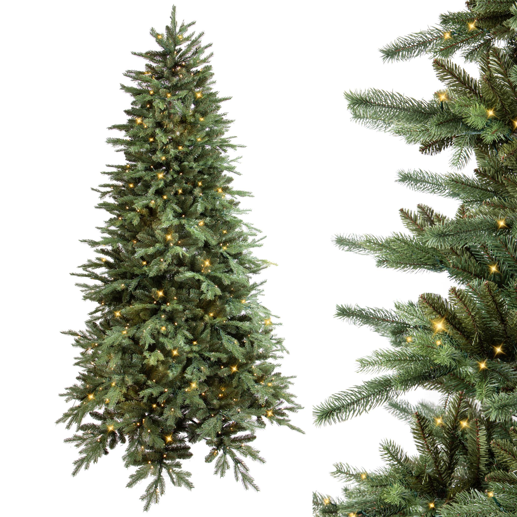 CHRISTMAS ITEMS, TREES OVER 110 CM with anw/out lights, 260 NORMANDIANA LED 3526 TIPS C/790