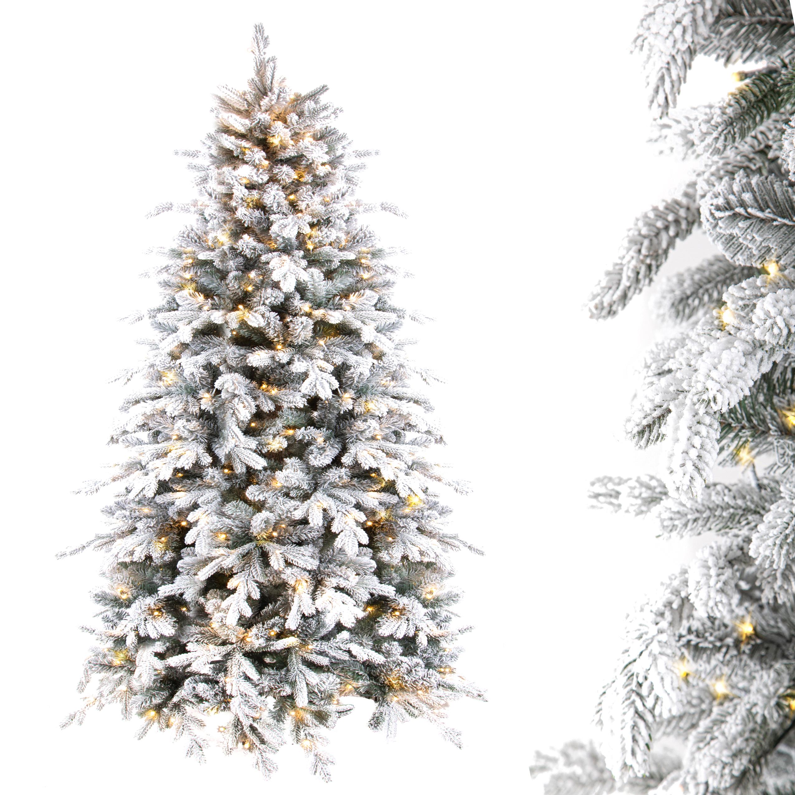 CHRISTMAS ITEMS, TREES OVER 110 CM with anw/out lights, 200 AB.NOBILIS INNEV,1493 T C/400 LED