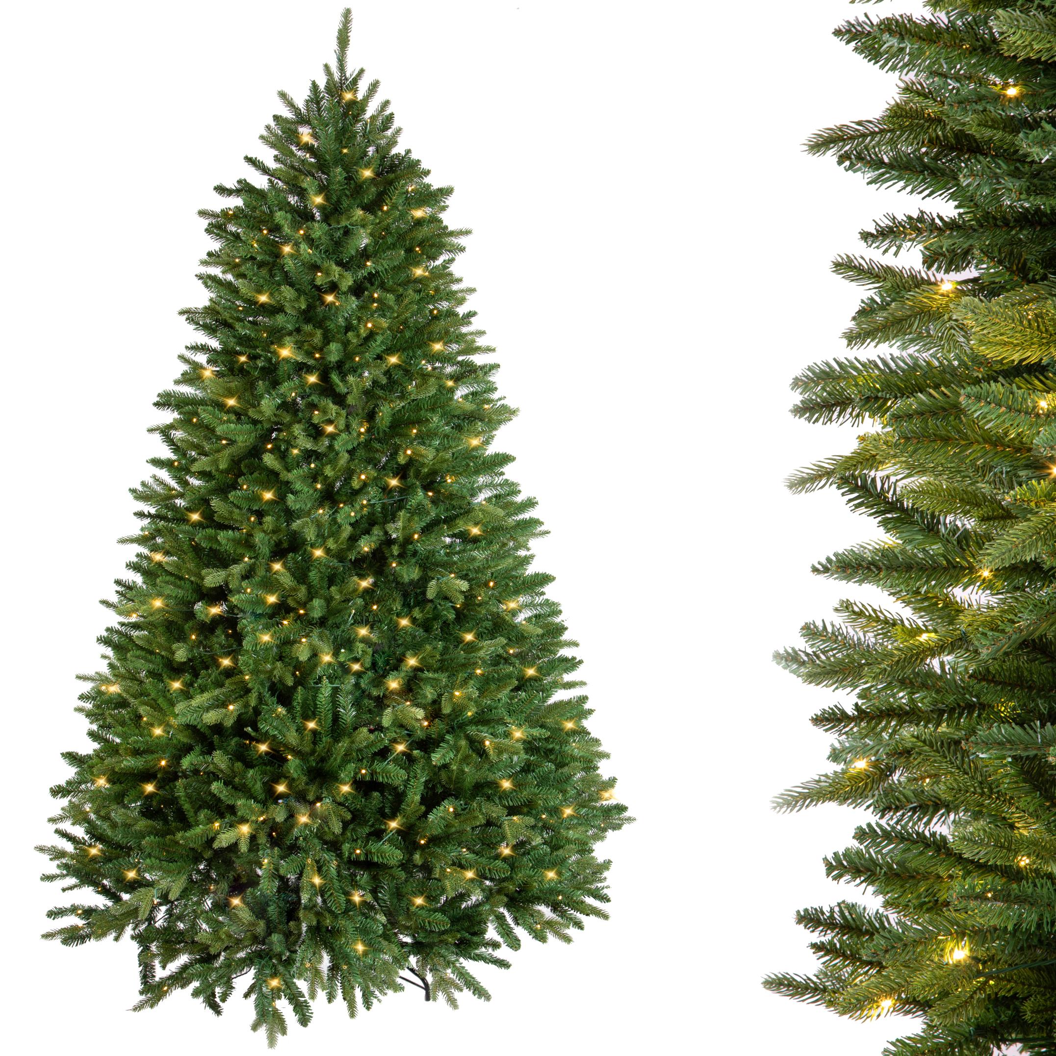 CHRISTMAS ITEMS, TREES OVER 110 CM with anw/out lights, 260 AB.ANNAPURNA 850 LED 2406 TIPS