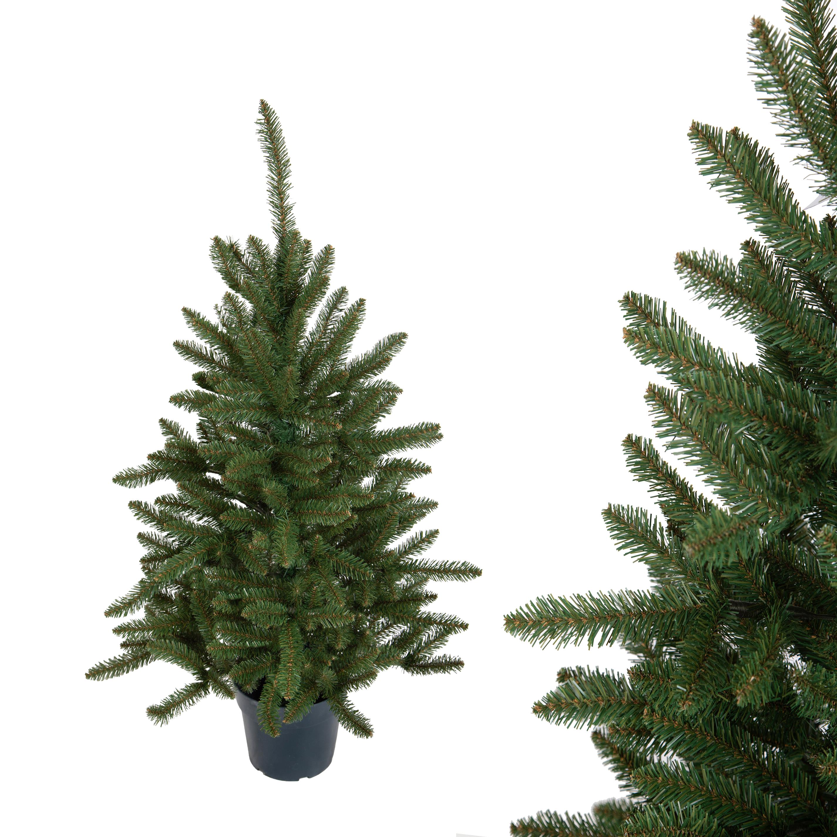 Weihnachtsartikel, Tannen über 110 CM mit und ohne Licht, 120 ABETE APPENINO 224 TIPS C/VASO