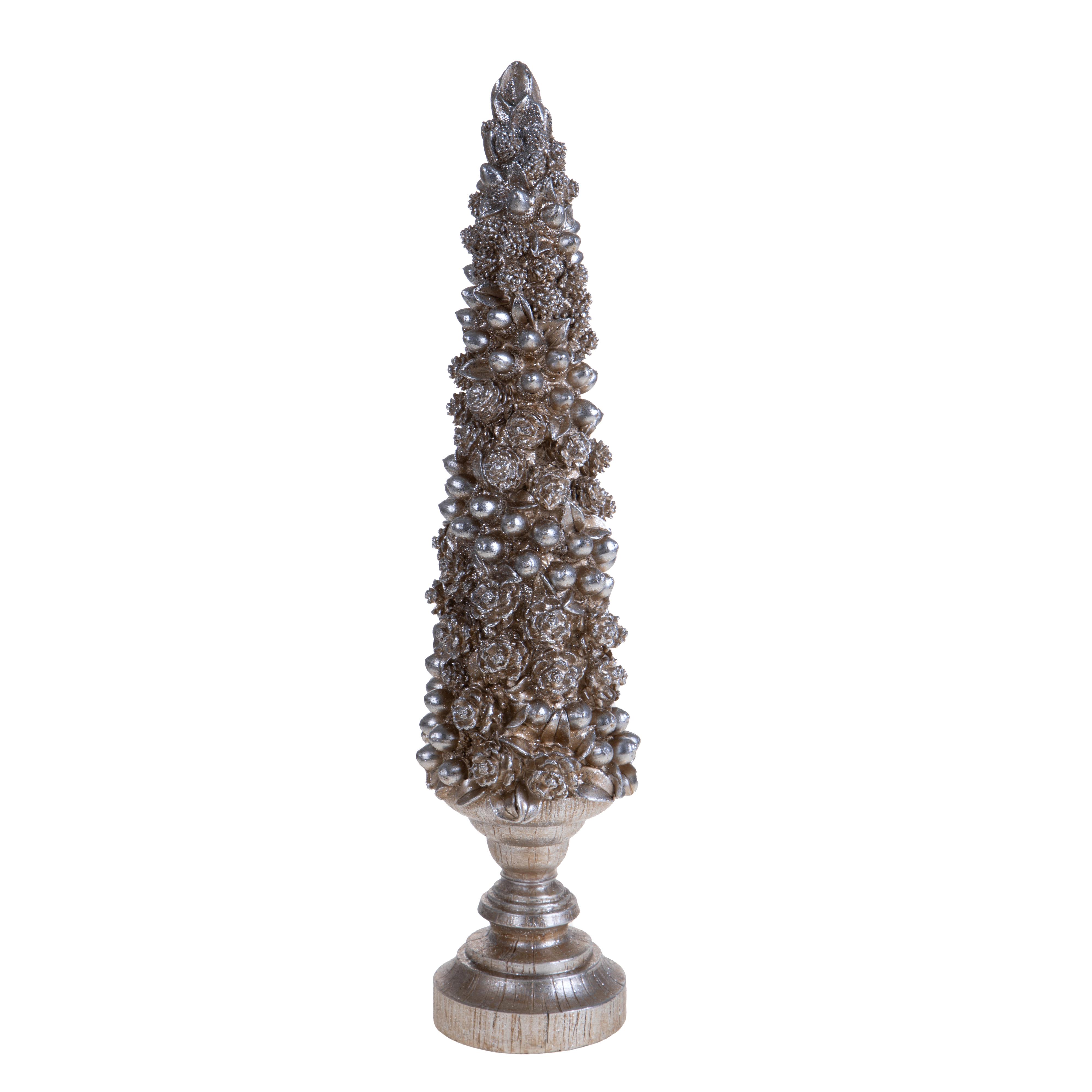 ALBERO PIGNE NATALE 14XH.55,5 CM C/BASE