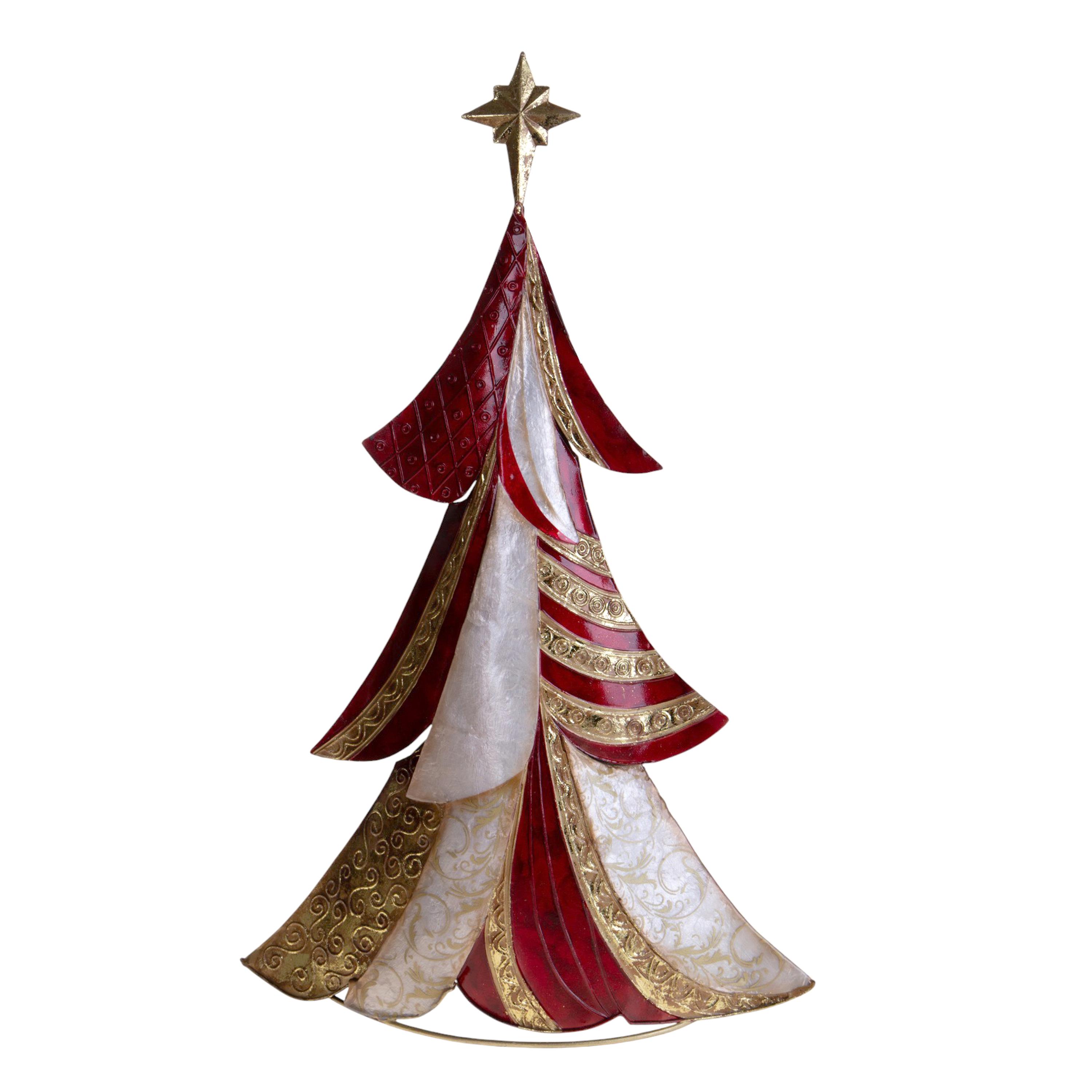 Articles de Noël, Arbres, topiaires et cònes, ALBERO 57 CM C/STELLA