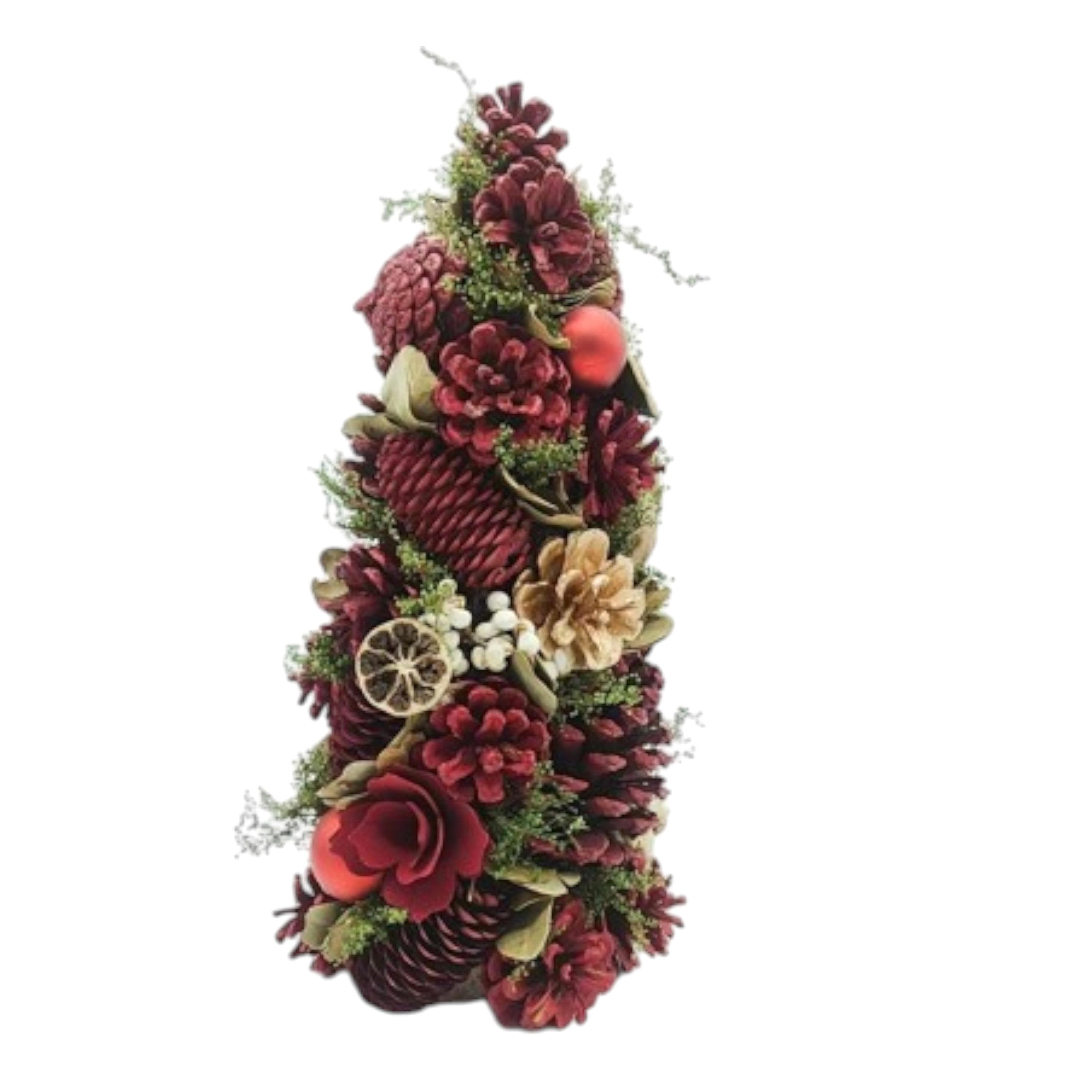 ALBERO 16XH.33 CM C/FETTE ARANCE E PIGNE