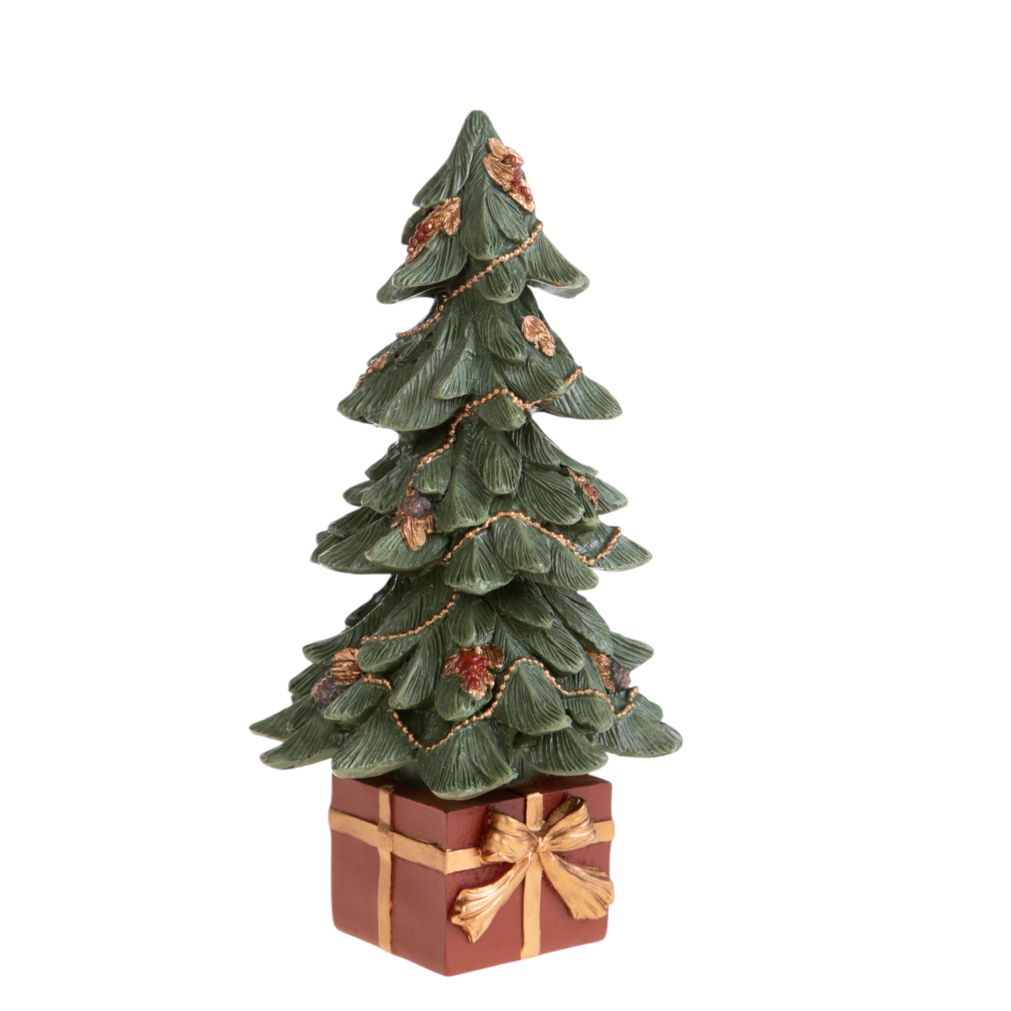 ALBERO NATALE 26,5 CM C/PACCO DONO