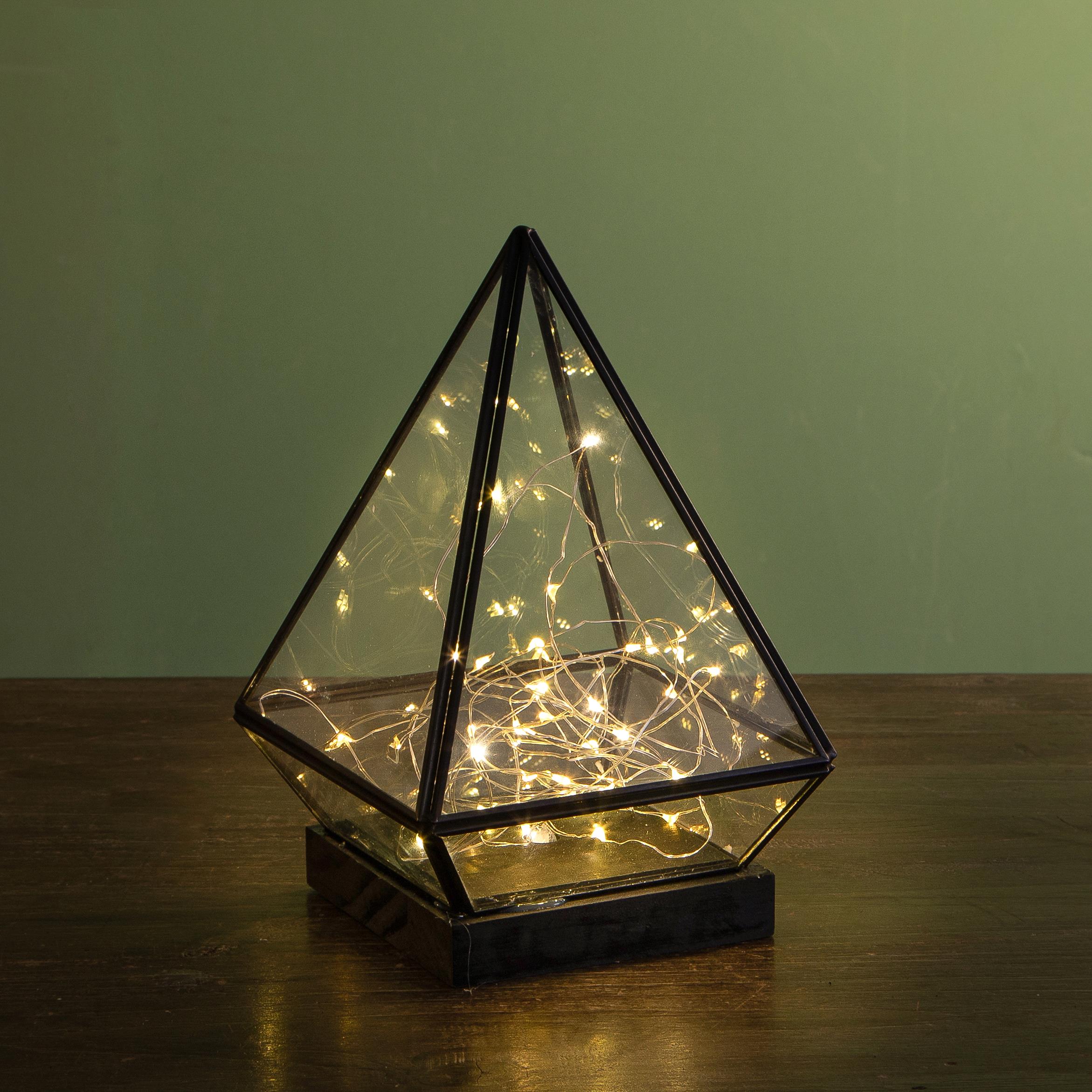 PIRAMIDE 10XH20 CM C/40 LED INT.***SC