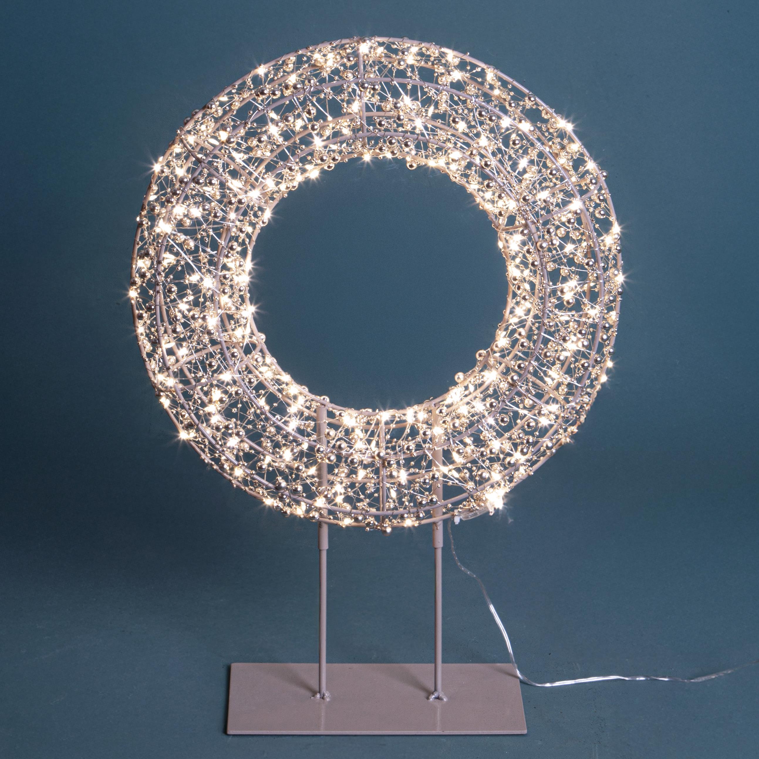 CORONA 60 CM C/400 WARM LED C/ BASE EST.