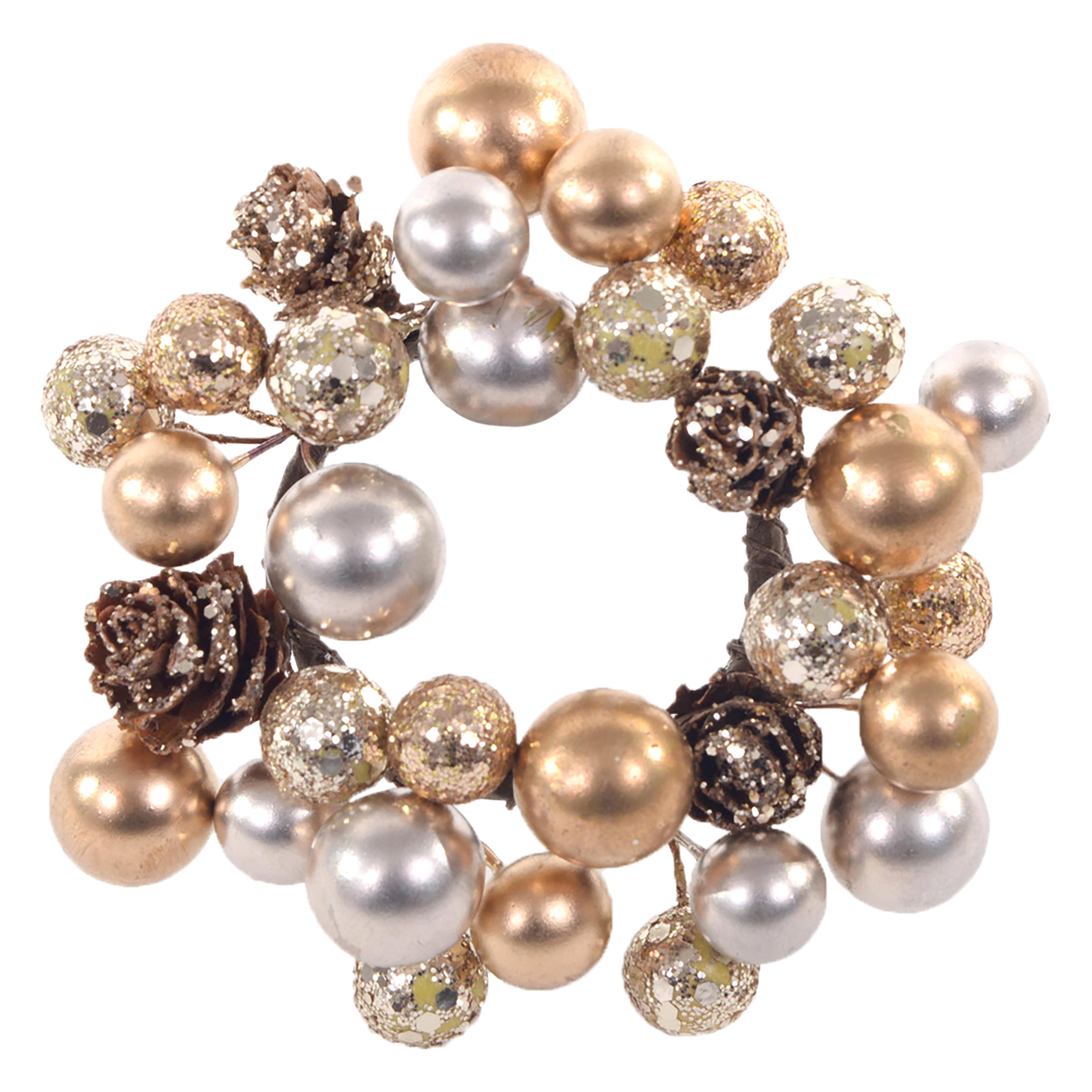 G/CANDELA C/MINI PIGNE D.9 CM