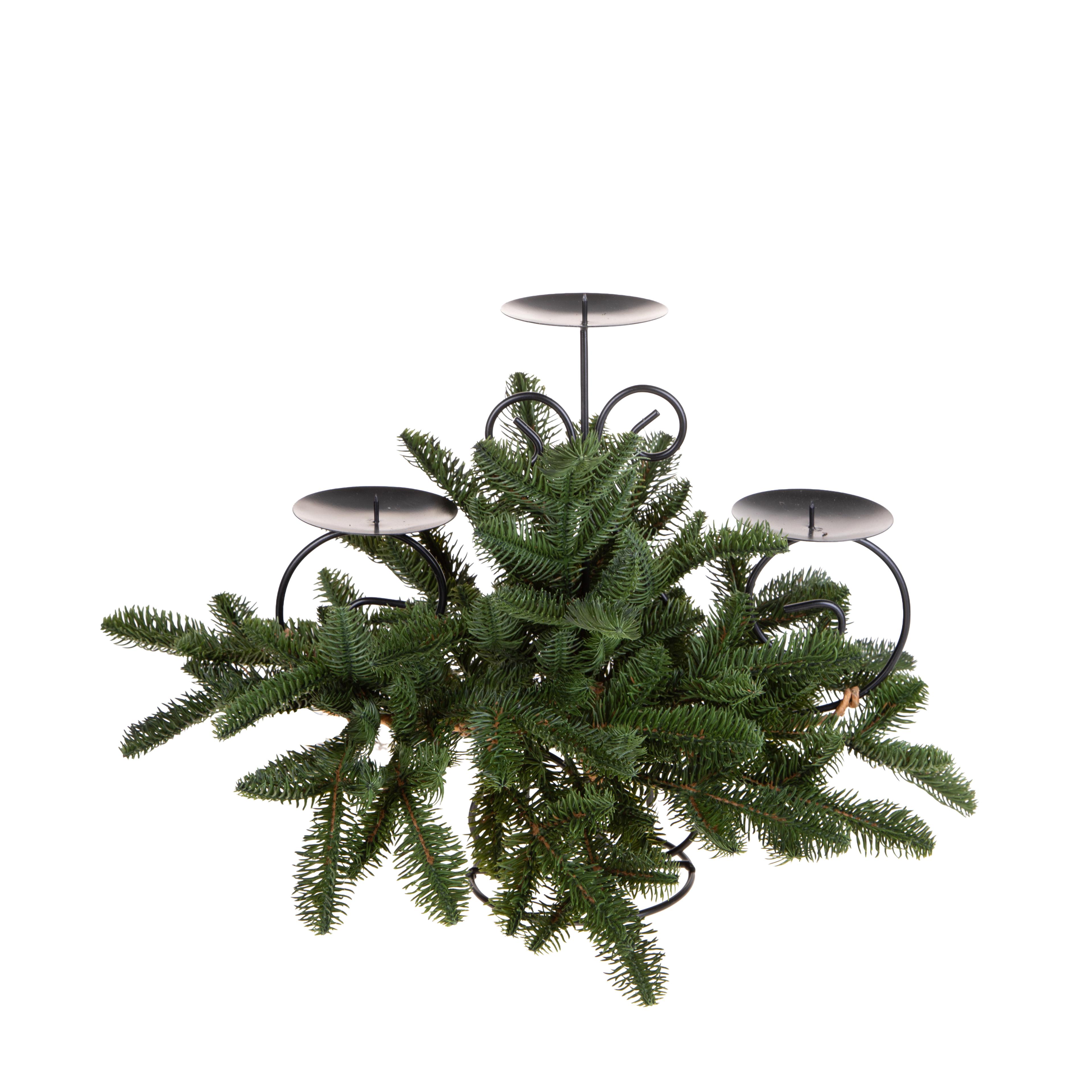 P/CANDELE X 3 50XH.40CM C/ABETE NORMANDI