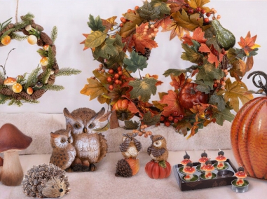 AUTUNNO DECORAZIONI rami /ghlrlande e varie