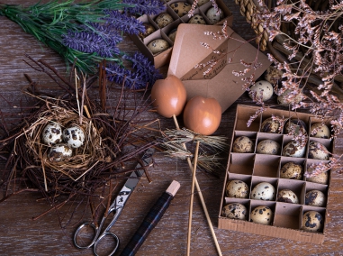 UOVA DECORATE, NATURALI, NIDI e decori pasquali